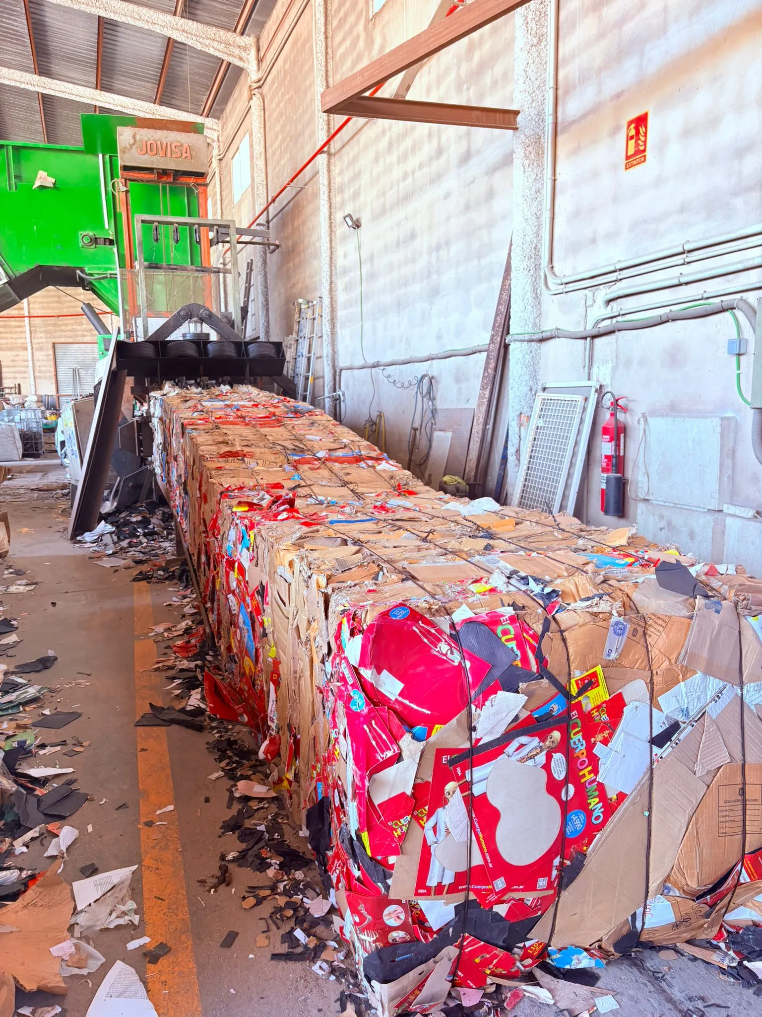 Maquinaria moderna de reciclaje